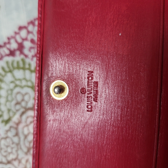 Louis Vuitton Red Epi Leather Wallet - Picture 3 of 8
